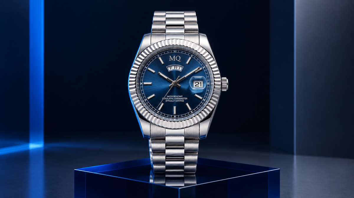 MQ Equinox on a blue pedestal