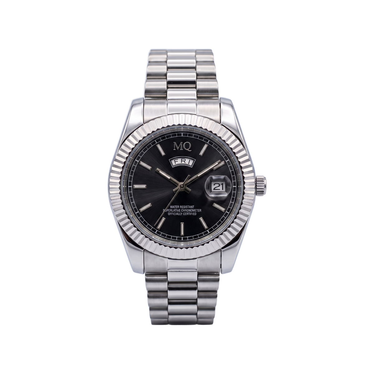 MQ Nocturne black-dial quartz - floating tile
